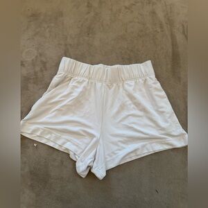 Women's Athletic White Shorts